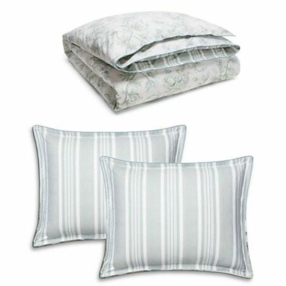 NIB Lauren Ralph 3PC Julianne Toile Full/Queen Set - Picture 12 of 12